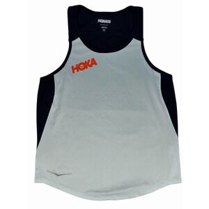 Hoka One One Men's Sleeveless Tank Top Size XS Black/White